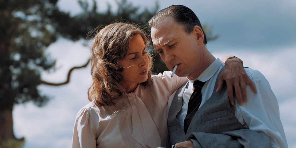 Susanne Wolff (die Frau des Architekten) und Lars Edinger (Architekt) (Foto: STUDIOCANAL/Ziegler Film)